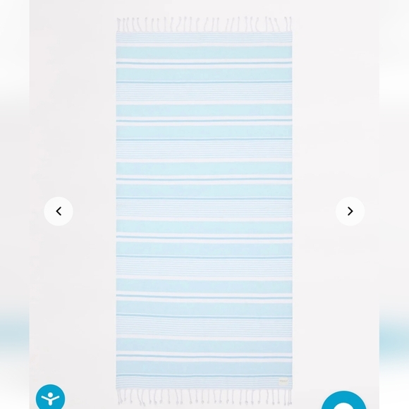 NWT Seafolly Blue and White Beach Towel Set - Picture 4 of 7